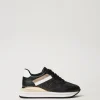 Chaussures Plates | Baskets*TWINSET Milano Baskets De Running Avec Strass Noir