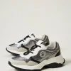 Chaussures Plates | Baskets*TWINSET Milano Baskets De Running Color Block Argent