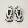 Chaussures Plates | Baskets*TWINSET Milano Baskets De Running Color Block Argent