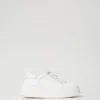 Chaussures Plates | Baskets*TWINSET Milano Baskets En Cuir Blanc