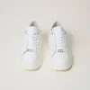Chaussures Plates | Baskets*TWINSET Milano Baskets En Cuir Blanc