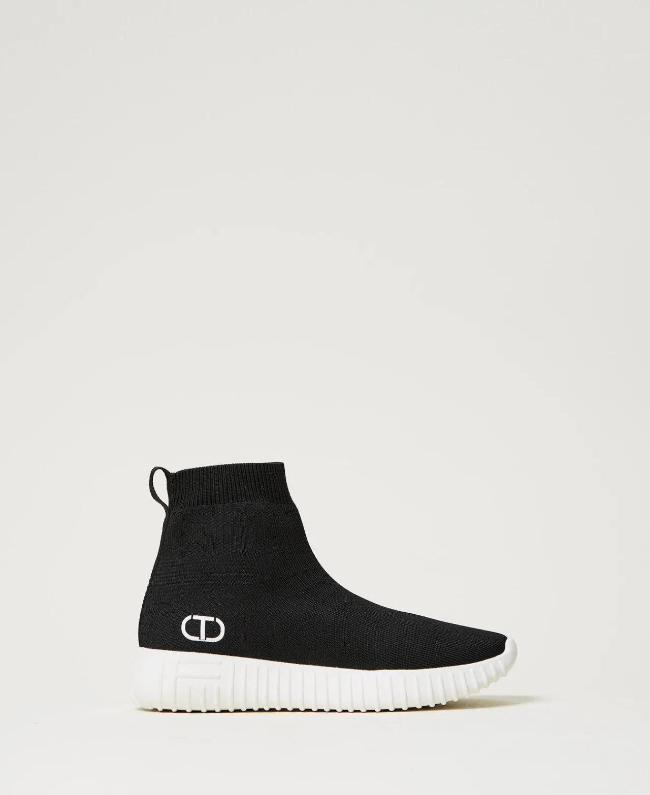 Chaussures*TWINSET Milano Baskets Fessura Avec Oval T Noir