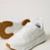 Chaussures Plates | Baskets*TWINSET Milano Baskets Fessura Rayées Avec Logo Blanc