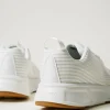 Chaussures Plates | Baskets*TWINSET Milano Baskets Fessura Rayées Avec Logo Blanc