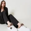 Chaussures Plates | Baskets*TWINSET Milano Baskets Slides Avec Fausse Fourrure Blanc