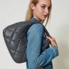 Besaces | Sacs Porté Épaule*TWINSET Milano Besace Moyenne Matelassée Et Rembourrée Grey Stone