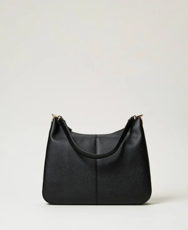 Besaces | Sacs Porté Épaule*TWINSET Milano Besace «Taylor» Avec Oval T Noir