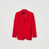 Blousons Et Doudounes | Blazers*TWINSET Milano Blazer Droit Fiery Red