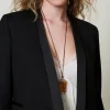Blazers | Blousons Et Doudounes*TWINSET Milano Blazer En Sergé De Laine Mélangée Noir