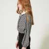 Blouses Et Chemises*TWINSET Milano Blouse En Crêpe De Chine Avec Imprimé Imprimé Oval T Chaîne