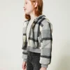 Blousons Et Manteaux*TWINSET Milano Bomber En Drap à Carreaux Grand Carreau