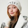 bonnet_en_maille_avec_bro_1-3.webp Accessoires*TWINSET Milano Bonnet En Maille Avec Broderie Siglée Off White