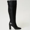 Chaussures À Talons | Bottes Et Bottines*TWINSET Milano Bottes à Talons Montantes Noir