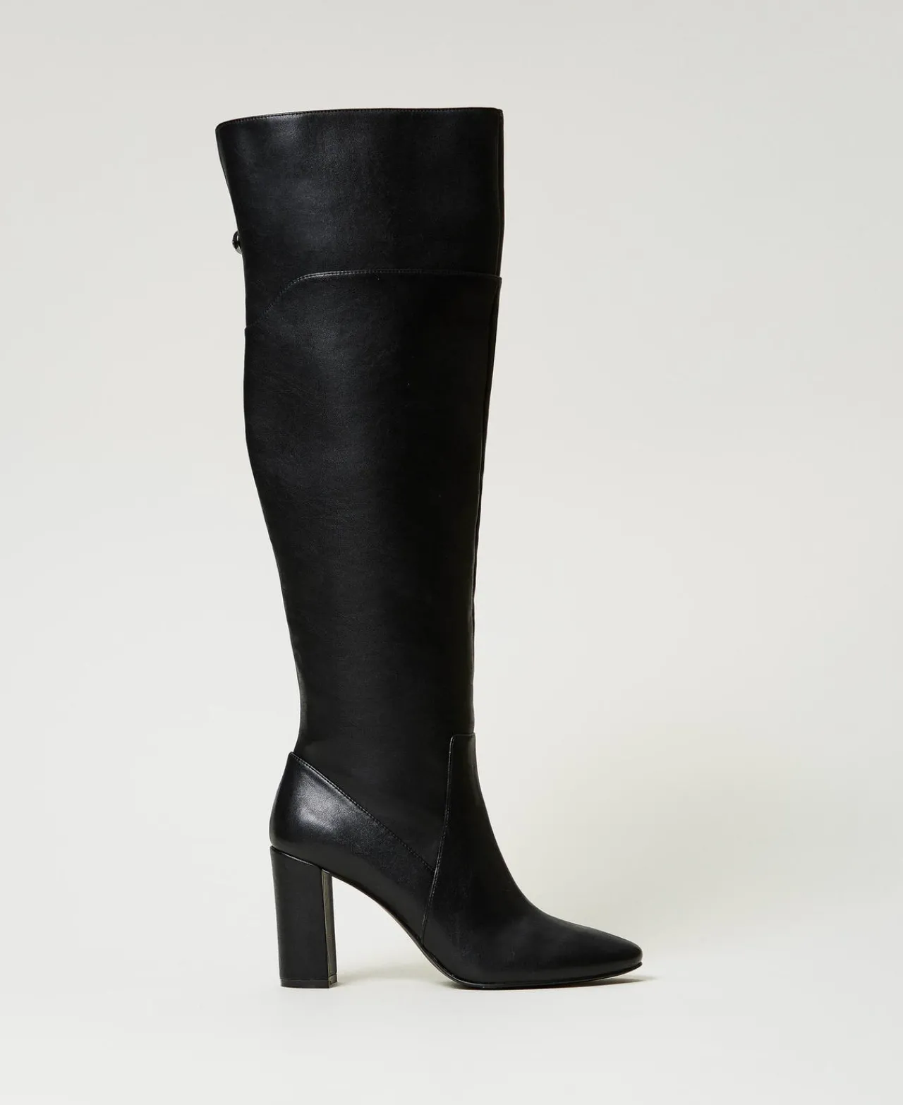 Chaussures À Talons | Bottes Et Bottines*TWINSET Milano Bottes à Talons Montantes Noir