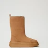 Bottes Et Bottines | Chaussures Plates*TWINSET Milano Bottes Plateformes Rembourrées Caramel Camel