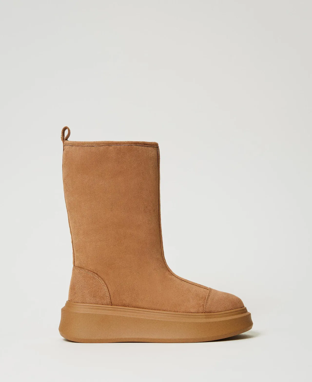 Bottes Et Bottines | Chaussures Plates*TWINSET Milano Bottes Plateformes Rembourrées Caramel Camel