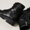 bottines_motardes_en_cuir_3-1.webp Chaussures*TWINSET Milano Bottines Motardes En Cuir Avec Bride Noir