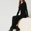 Chaussures À Talons | Bottes Et Bottines*TWINSET Milano Bottines Vernies Avec Bride Noir