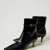 Chaussures À Talons | Bottes Et Bottines*TWINSET Milano Bottines Vernies Avec Bride Noir