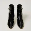Chaussures À Talons | Bottes Et Bottines*TWINSET Milano Bottines Vernies Avec Bride Noir