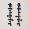 boucles_doreilles_pendant_0.webp Bijoux*TWINSET Milano Boucles D’oreilles Pendantes Avec Strass Bleu Malibu