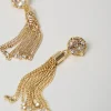 Bijoux*TWINSET Milano Boucles D’oreilles Pompons Avec Oval T New Gold
