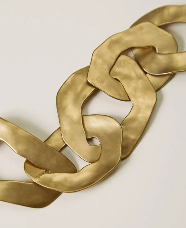 Bijoux*TWINSET Milano Bracelet En Chaîne Métallique Jaune Or