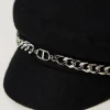 Accessoires*TWINSET Milano Béret En Drap Noir