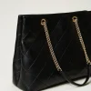 Cabas | Sacs Porté Épaule*TWINSET Milano Cabas Avec Fermeture Oval T Noir