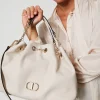cabas_avec_oval_t_et_anse_1.webp Cabas | Sacs À Bandoulière*TWINSET Milano Cabas Avec Oval T Et Anses Façon Cordon De Serrage Off White