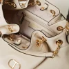 cabas_avec_oval_t_et_anse_4.webp Cabas | Sacs À Bandoulière*TWINSET Milano Cabas Avec Oval T Et Anses Façon Cordon De Serrage Off White