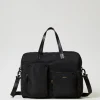 Sacs Porté Épaule | Sacs À Bandoulière*TWINSET Milano Cabas En Tissu Technique Noir