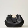 cabas_lila_avec_anse_oval_0.webp Cabas | Sacs Porté Épaule*TWINSET Milano Cabas «Lila» Avec Anse Oval T Noir