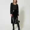 Blazers | Pulls Et Cardigans*TWINSET Milano Cardigan Croisé Avec Sequins All-over Noir