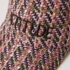 Chapeaux*TWINSET Milano Casquette De Baseball En Tissu Bouclé Pink Tulle Bouclé