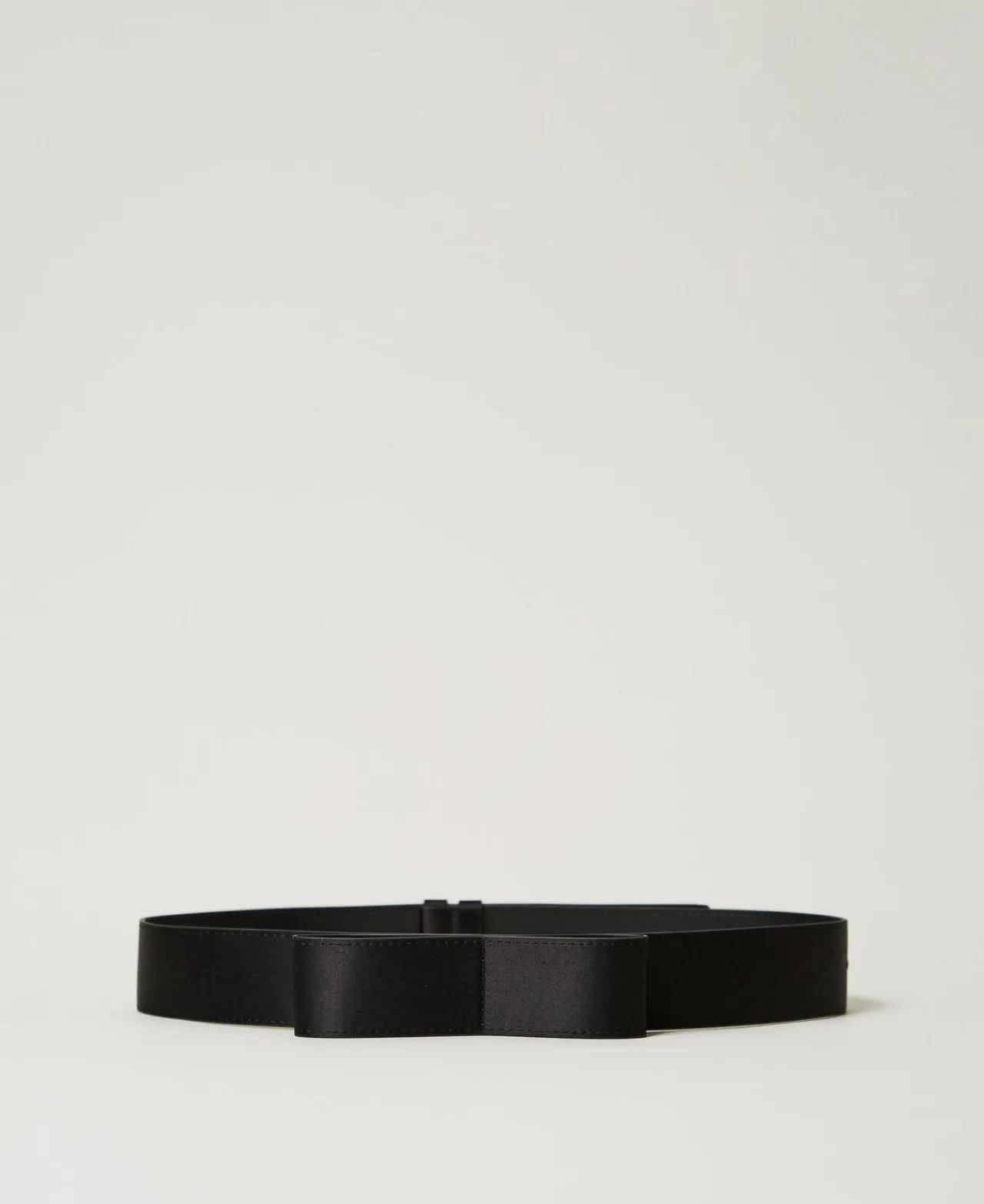 Ceintures*TWINSET Milano Ceinture En Satin Avec Nœud Noir