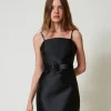 ceinture_en_satin_avec_nu_1.webp Ceintures*TWINSET Milano Ceinture En Satin Avec Nœud Noir