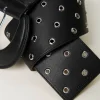 Ceintures*TWINSET Milano Ceinture Taille Haute Avec œillets Noir