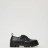 Chaussures*TWINSET Milano Chaussures à Lacets En Cuir Noir