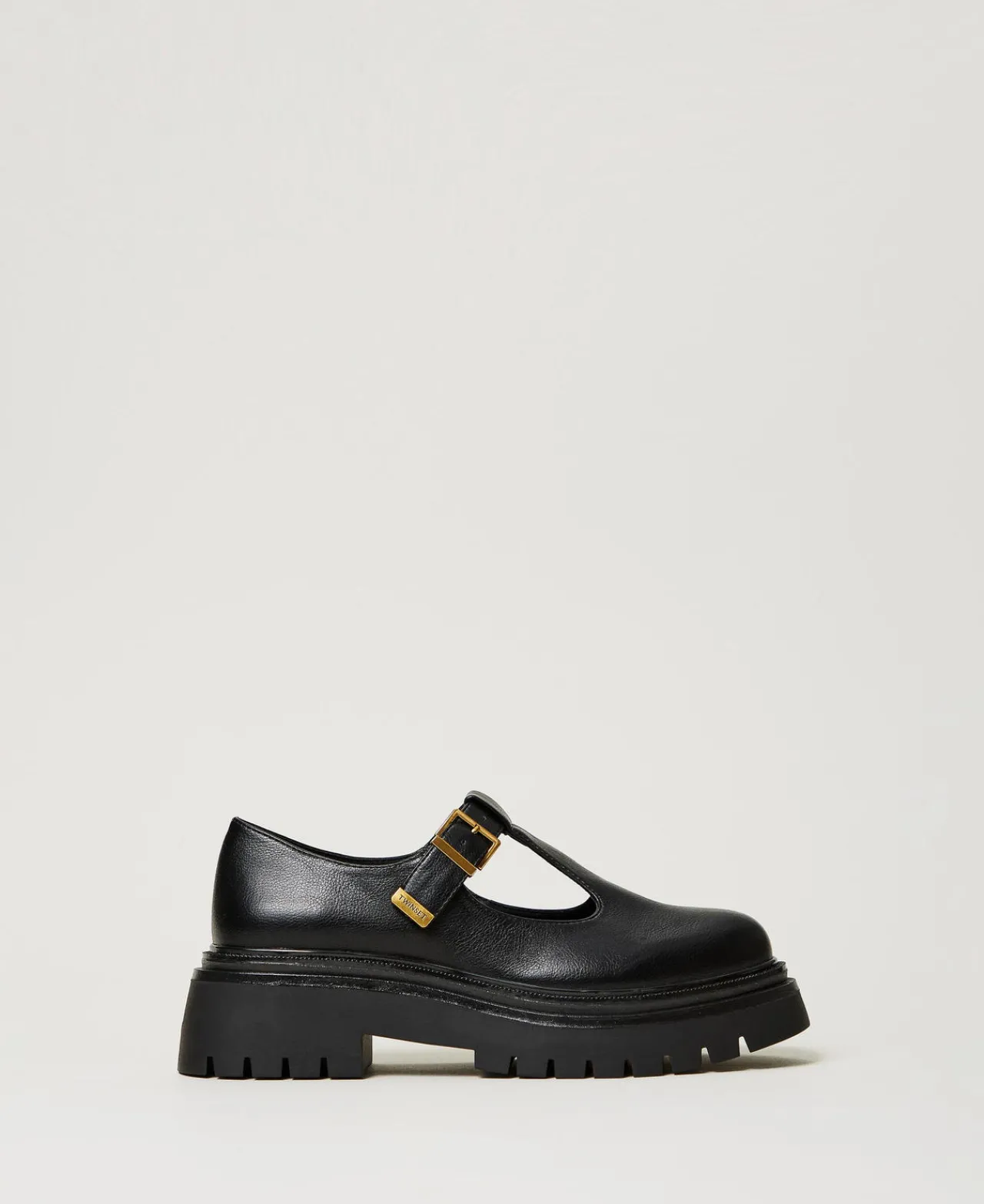 Ballerines Et Mocassins | Chaussures Plates*TWINSET Milano Chaussures Babies Avec Boucles Noir