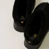 chaussures_mules_avec_fau_3.webp Chaussures Plates*TWINSET Milano Chaussures Mules Avec Fausse Fourrure Noir