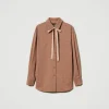 chemise__carreaux_avec_lu_1.webp Blouses Et Chemises*TWINSET Milano Chemise à Carreaux Avec Lurex Marron « Beaver »