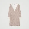 Sous-Vêtements Et Vêtements De Nuit*TWINSET Milano Chemise De Nuit Imprimée Avec Dentelle Multicolore Imprimé Animalier