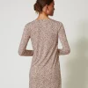 Sous-Vêtements Et Vêtements De Nuit*TWINSET Milano Chemise De Nuit Imprimée Avec Dentelle Multicolore Imprimé Animalier