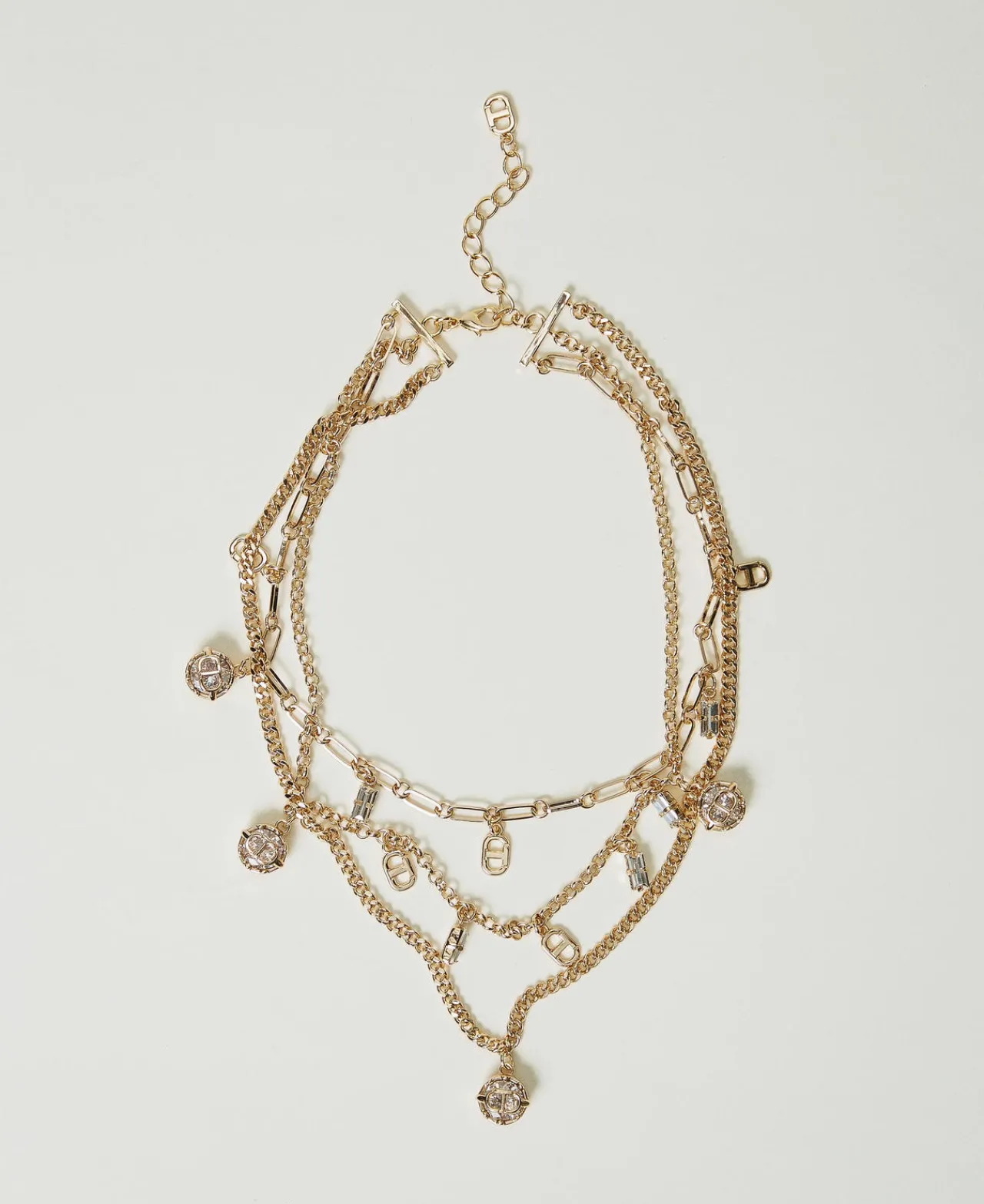 collier_multirang_avec_pe_0.webp Bijoux*TWINSET Milano Collier Multirang Avec Pendentifs New Gold