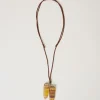 Bijoux*TWINSET Milano Collier Réglable Avec Pierres Pendantes Jaune Ocre
