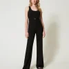 Combinaisons | Robes De Cérémonie*TWINSET Milano Combinaison évasée Avec Bride Oval T Noir
