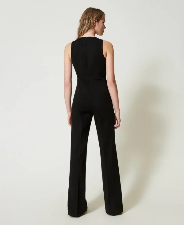 Combinaisons | Robes De Cérémonie*TWINSET Milano Combinaison évasée Avec Bride Oval T Noir