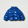 doudoune_brillante_avec_l_1.webp Blousons Et Manteaux*TWINSET Milano Doudoune Brillante Avec Logo Brodé Bleu « Surf »