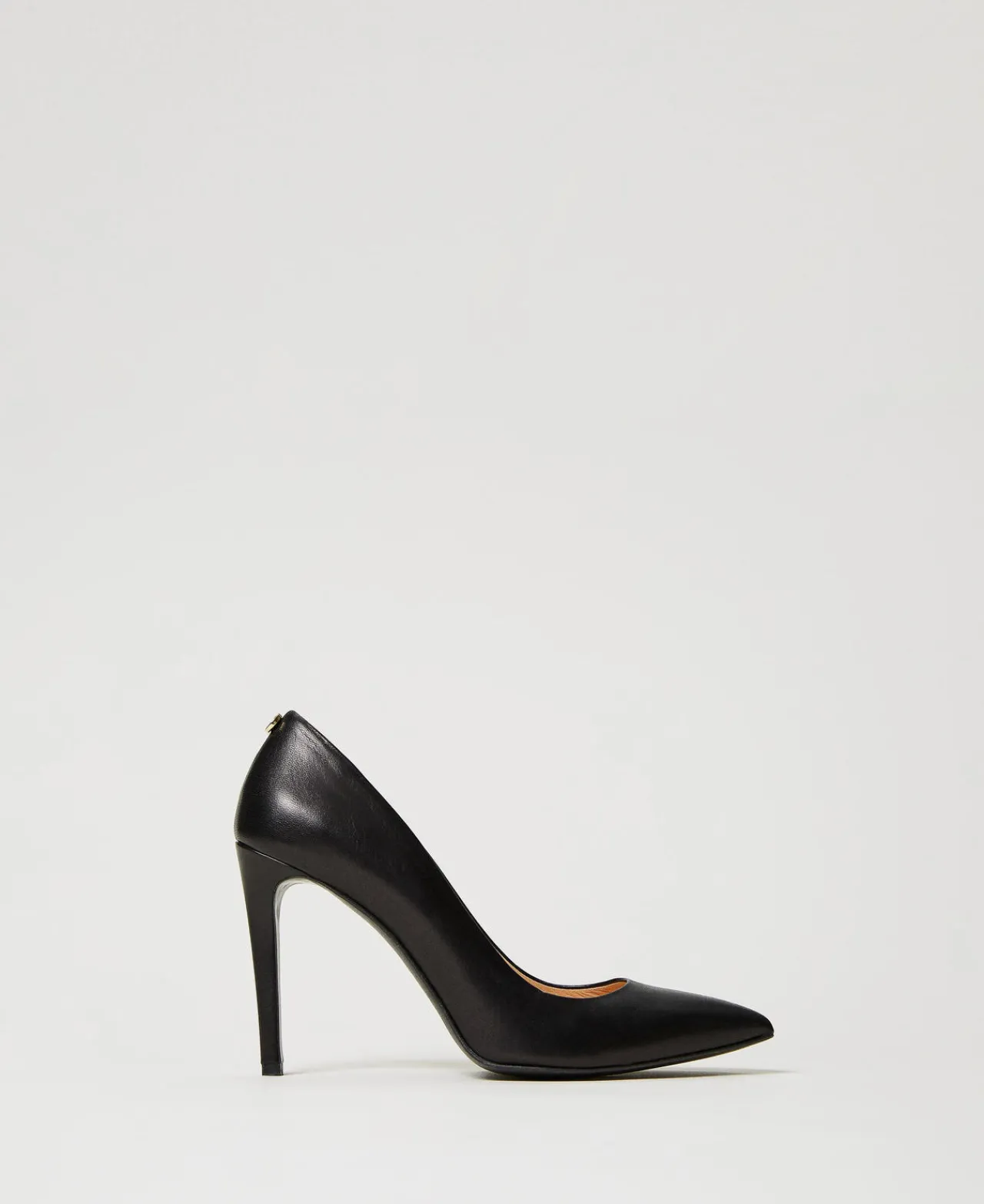 escarpins_en_cuir_0.webp Escarpins Et Sandales*TWINSET Milano Escarpins En Cuir Noir